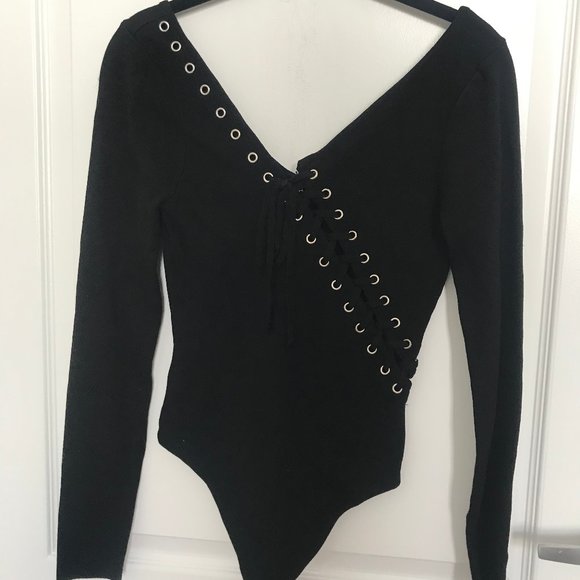 Rehab Lace up Bodysuit - Picture 1 of 3